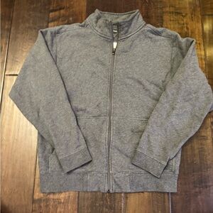 LL Bean Zipper Up sweater Sweatshirt Gray Small item. Preppy Gorpcore